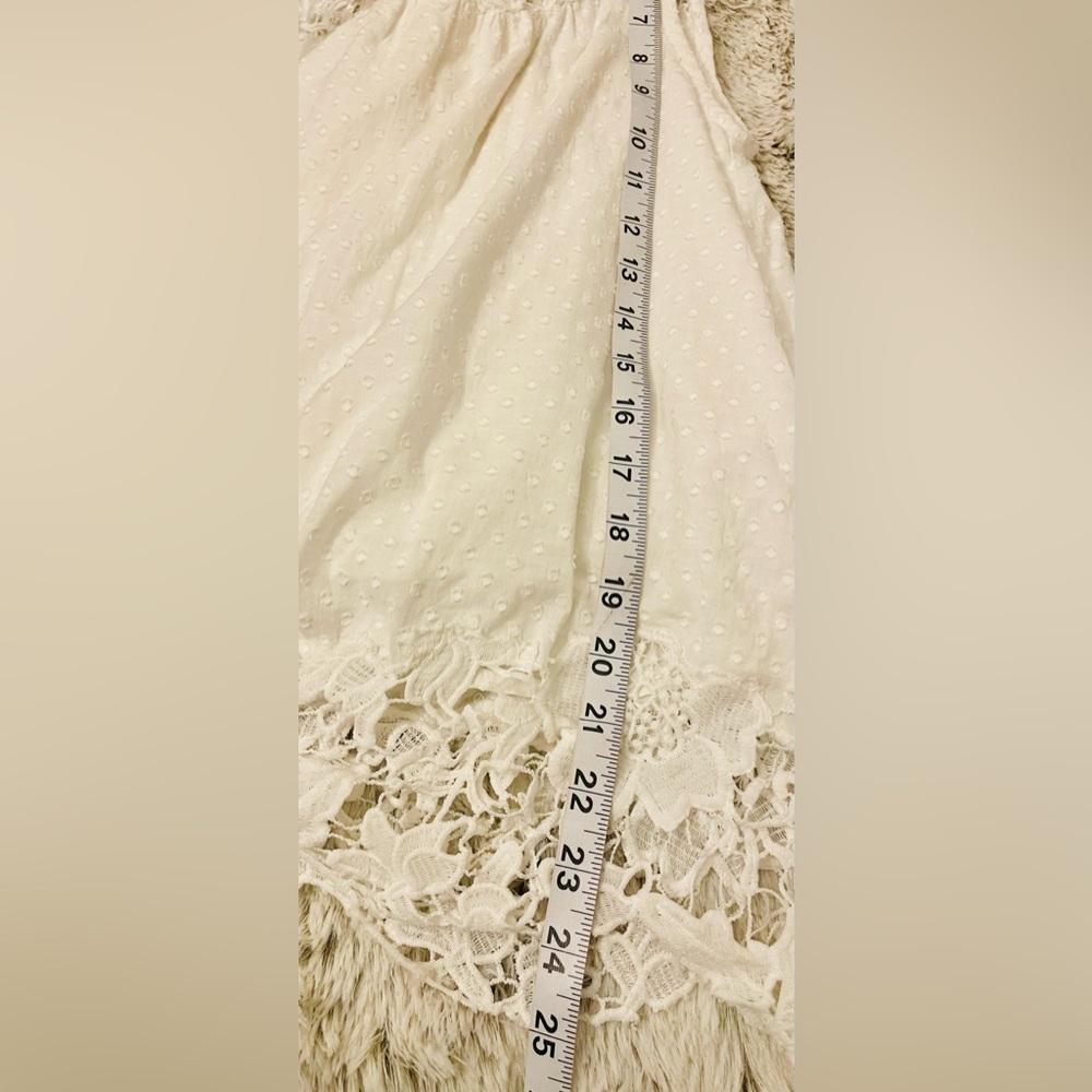 Anthropologie💙💎💎Elegant White Lace Women's Top, - Picture 10 of 14